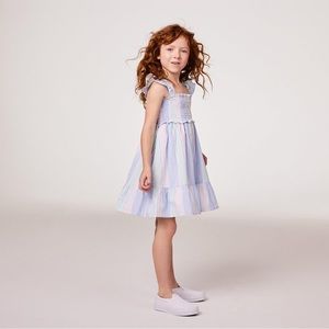 THE EMILY SEERSUCKER SMOCKED SUNDRESS